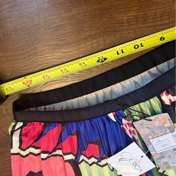 Boutique Pop Art Pleated Teacher Skirt Sesame Street Inspired NWT - Picture 7 of 8